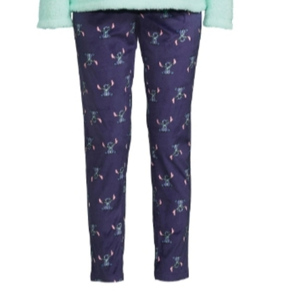 Disney STITCH Soft Velour Pajama Pants - Picture 4 of 6